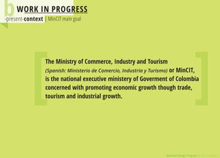 National Design Programm / Presentation in Cape Town World Design Capital