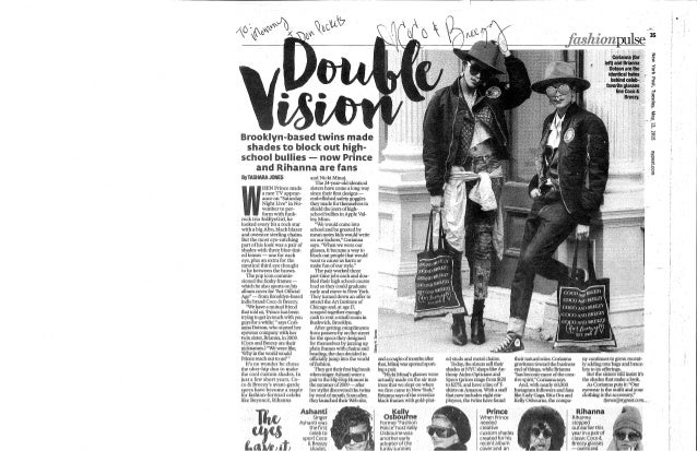 /O “N K ° L I ,  fashionpulse "

  
  
     
  

staz ‘Z!  ‘Ilew ‘Amsaru used mag Man

Brooklyn-based twins made
shades to...