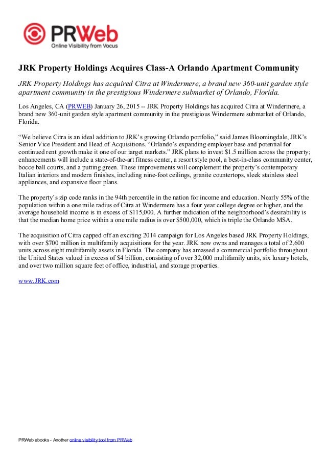 JRKPropertyHoldingsPressRelease