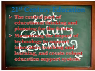Roles and Functions of Educational Technology in the 21st Century ...