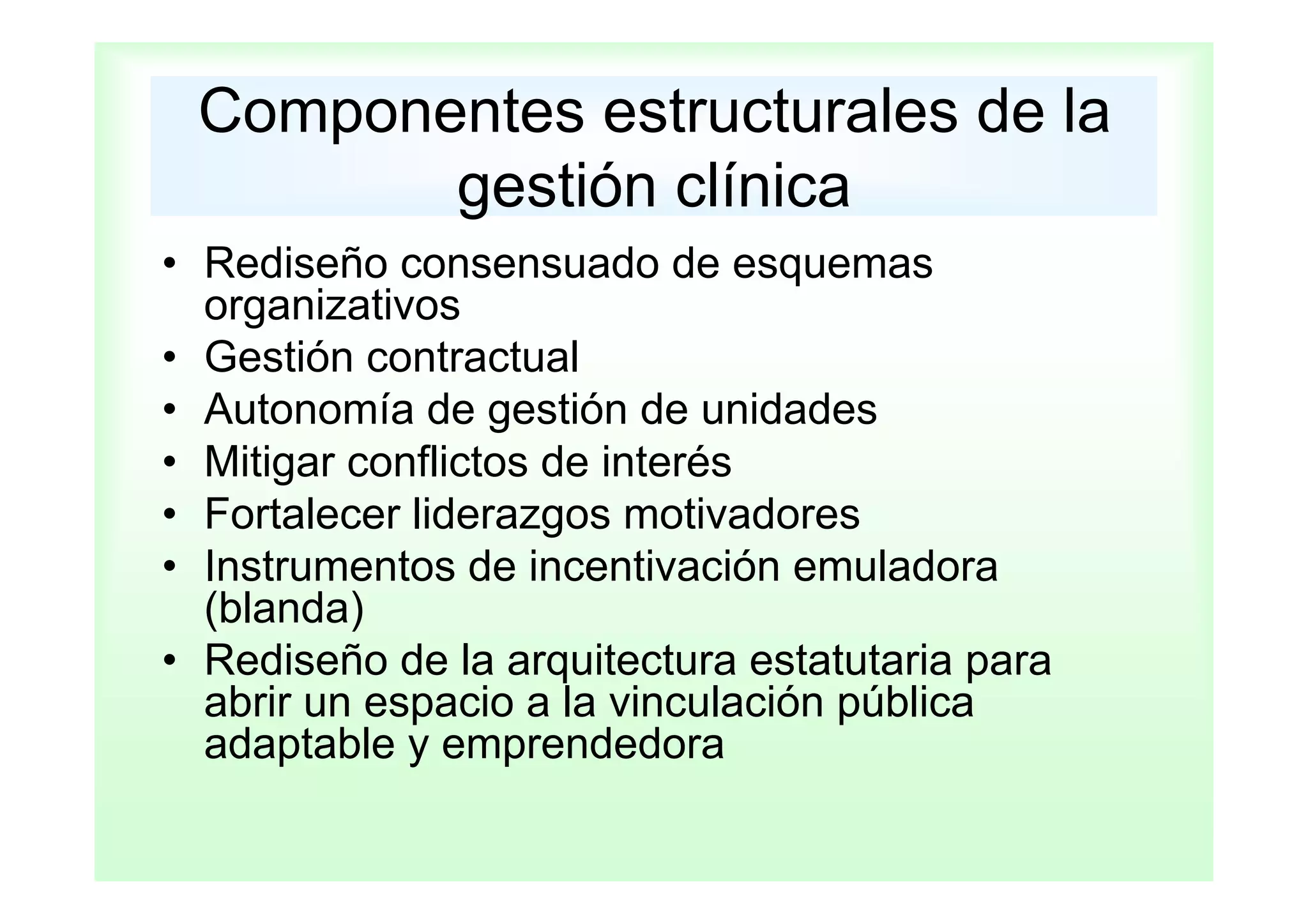 Gestión clínica e Integración Asistencial