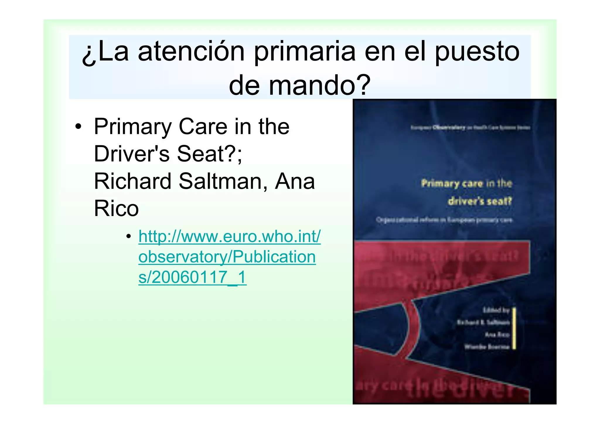 Gestión clínica e Integración Asistencial