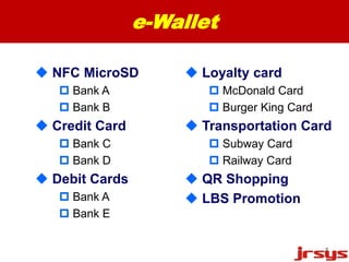 Online Payment Process 
7 
Consumer 
3.User scan the checkout QR code 
4.Select virtual credit card 
5.Input PIN code to confirm the 
payment 
Merchant 
1.Merchant prepare the 
checkout data 
2.Merchant make a Digital 
Signed Checkout QR code on 
the screen 
Date:2014/10/02 
Time:11:50 
Amount: US$1,193 
OTP 
Merchant’s Digital 
Signature 
 