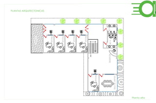 PLANTAS ARQUITECTONICAS
Planta alta