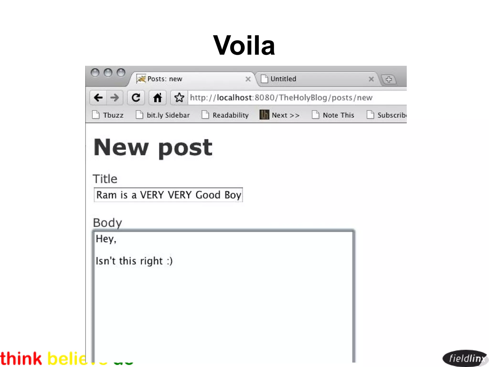 Voila
 
