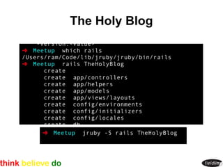 The Holy Blog
 