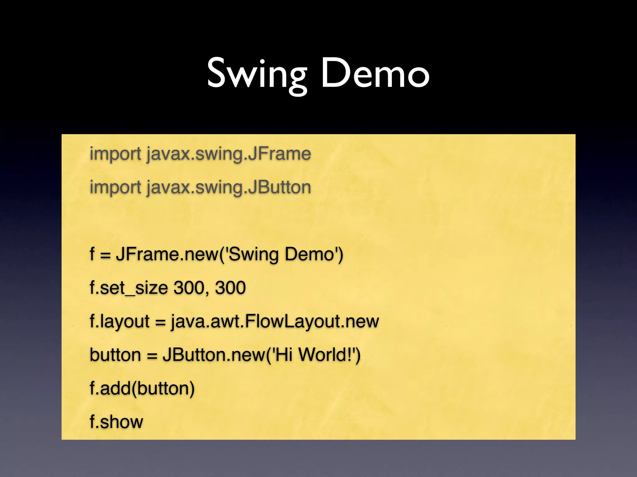 JRuby - Enterprise 2.0