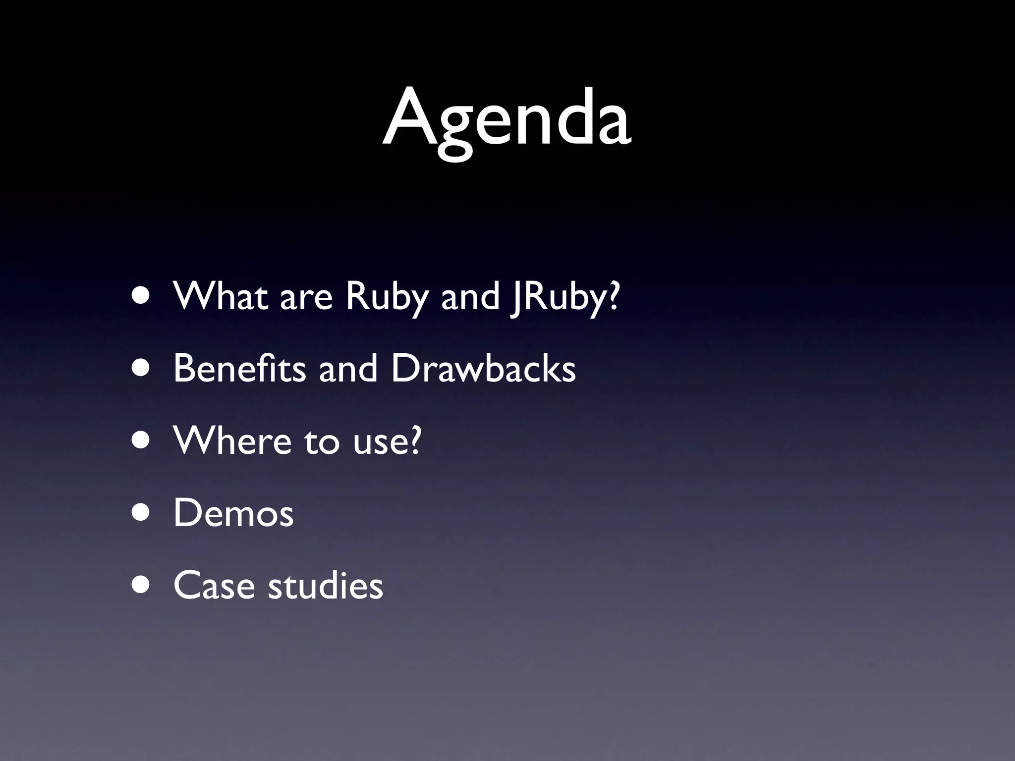 JRuby - Enterprise 2.0