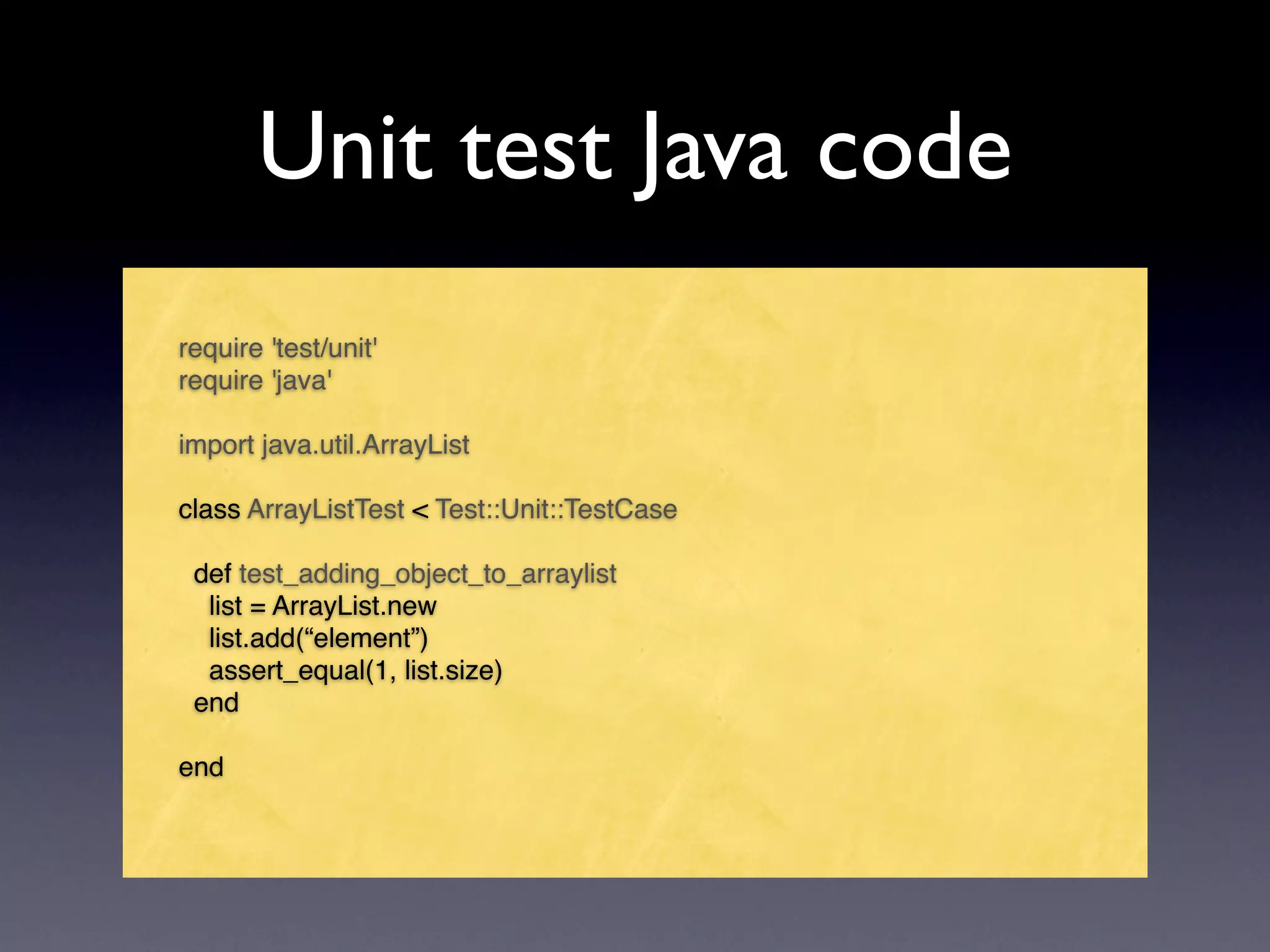 JRuby - Enterprise 2.0