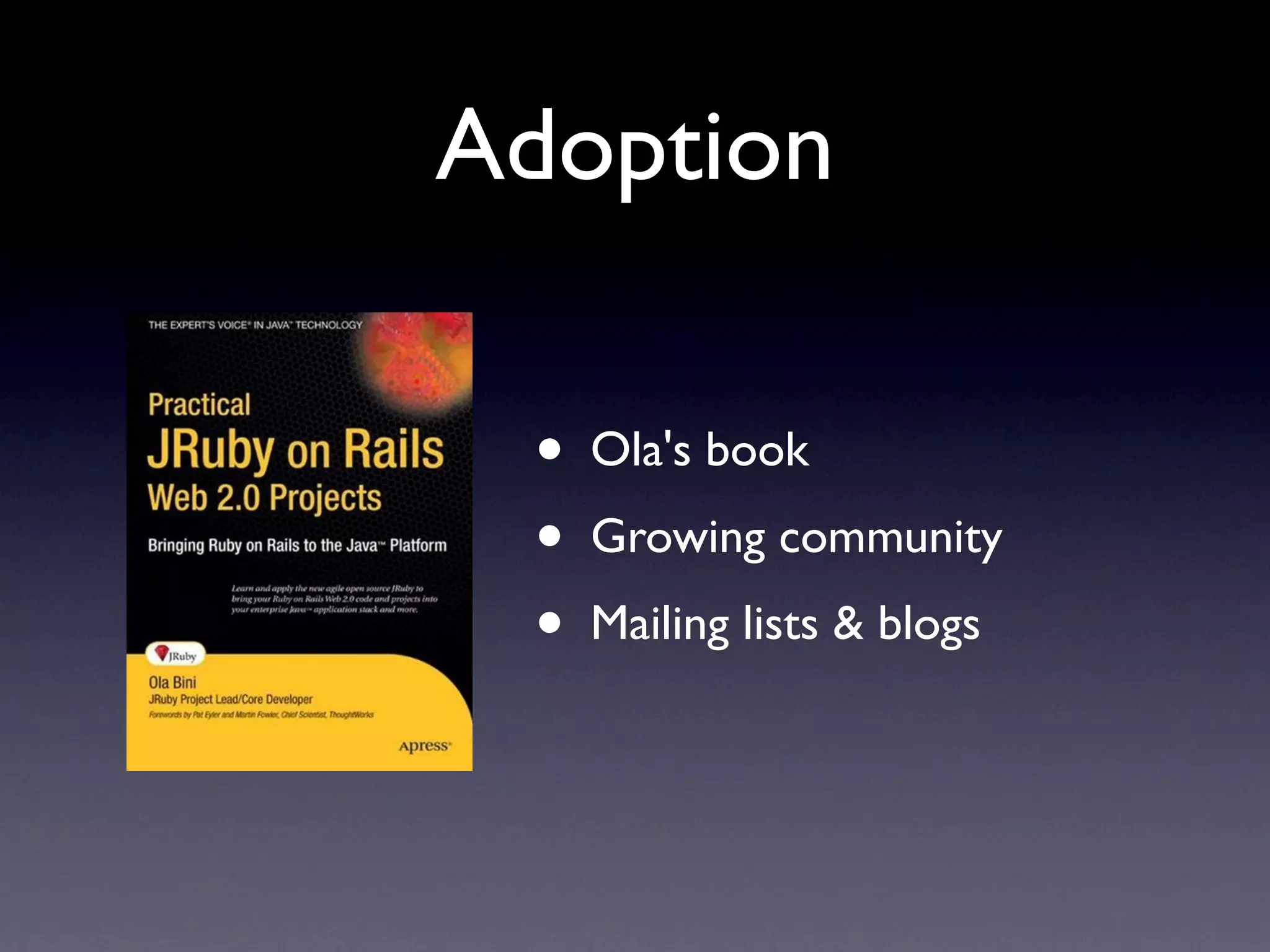 JRuby - Enterprise 2.0