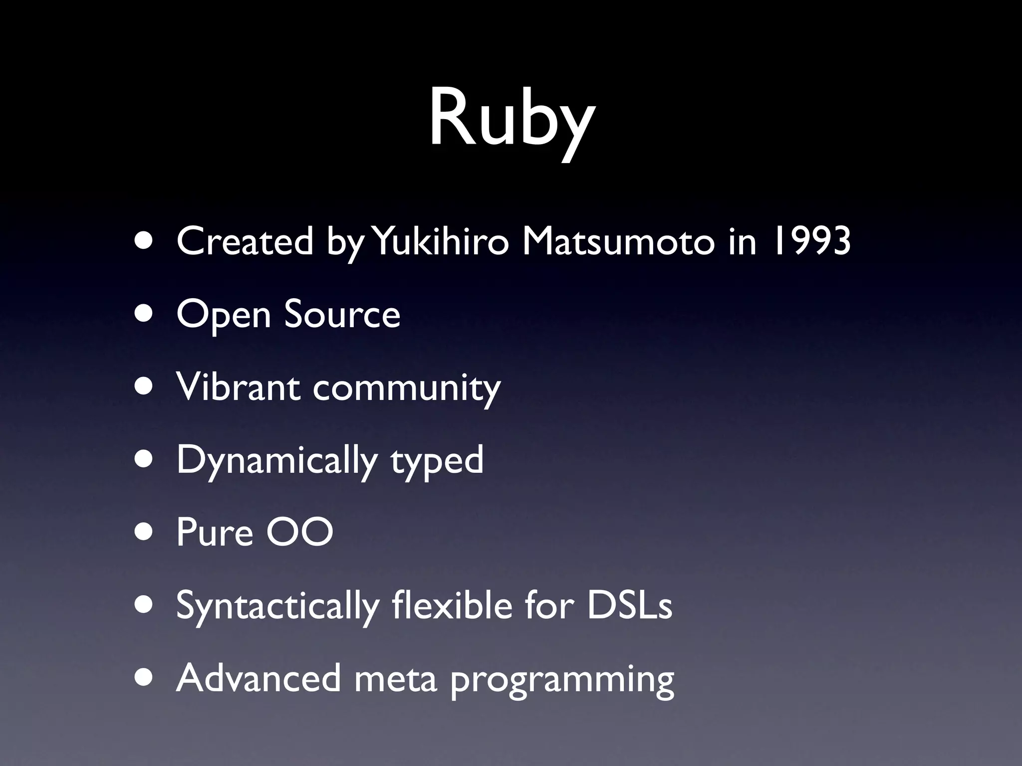 JRuby - Enterprise 2.0