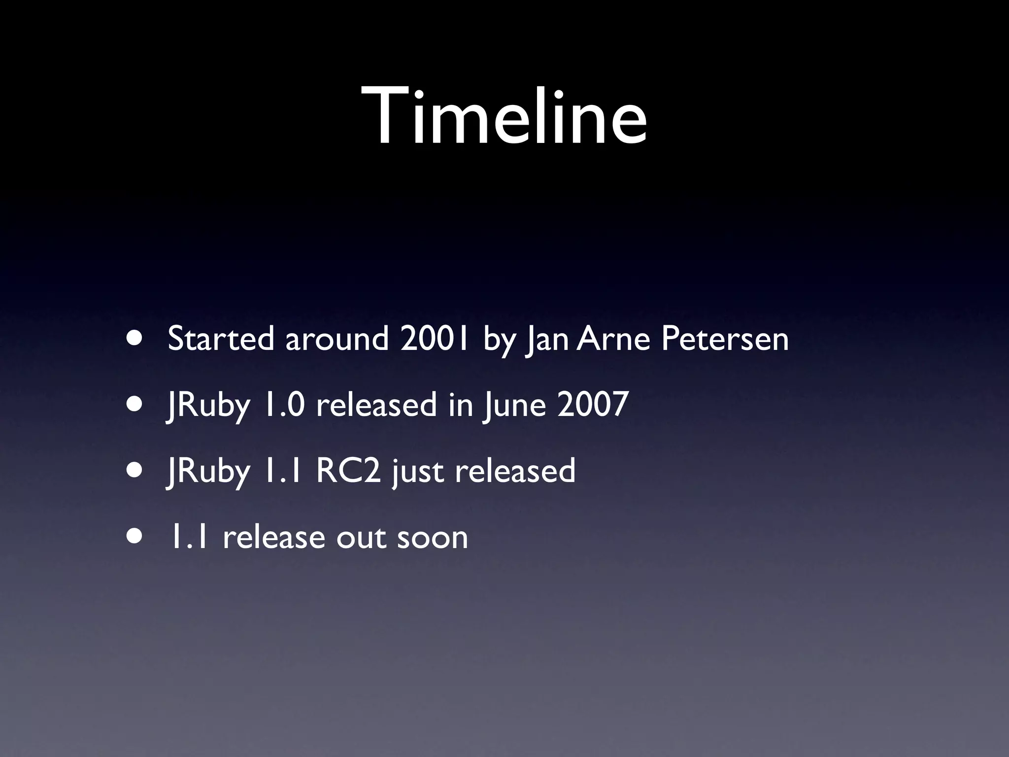 JRuby - Enterprise 2.0