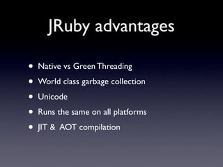 JRuby - Enterprise 2.0