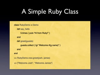 JRuby - Enterprise 2.0