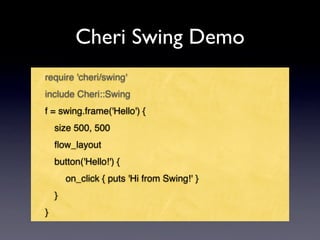 JRuby - Enterprise 2.0