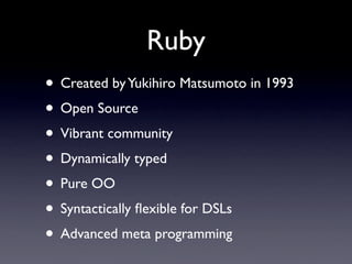 JRuby - Enterprise 2.0