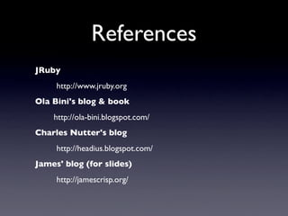 JRuby - Enterprise 2.0