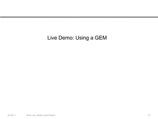 21Very strong community, why?Got powered by Ruby on Rails (MVC Framework)Fun oriented communityMotivated hobby programmers, who can be 9-5 employees ;-)Get into positive cycle of beeing threated well and wanting more rubyGEMS = ruby libraries, created by the communityCommunity