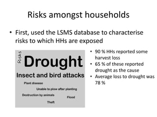 Evidence- and risk-based planning for a climate-smart agriculture