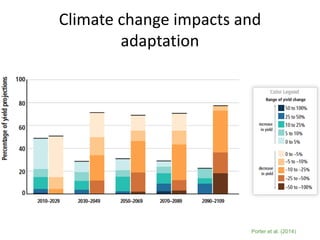 Evidence- and risk-based planning for a climate-smart agriculture