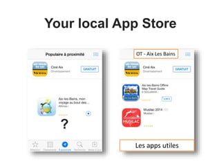 Your local App Store
OT - Aix Les Bains
Les apps utiles
?
 