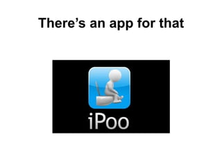 There’s an app for that
 