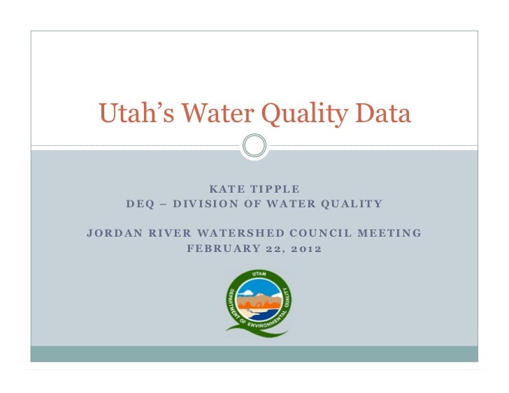 Utah's Water Quality Data