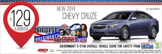 2014 Chevy Cruze at Jerrys Chevrolet in Baltimore, Maryland
