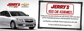 Jerry's Chevrolet Used Assurances in Baltimore, Maryland