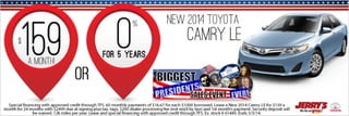2014 Toyota Camry at Jerry's Toyota in Baltimore, Maryland