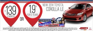 2014 Toyota Corolla at Jerry's Toyota in Baltimore, Maryland