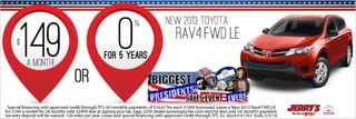 2013 Toyota Rav4 at Jerrys Toyota in Baltimore, Maryland