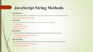 Java Script ppt | PPT