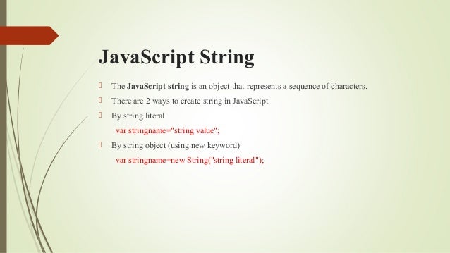 Java Script ppt