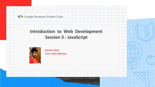 Introduction to Web Development - JavaScript | PPT