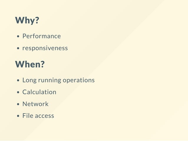 Asynchronous development in JavaScript | PDF