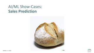 AI/ML Show-Cases:
Sales Prediction
 
