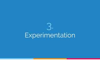 3.
Experimentation
 