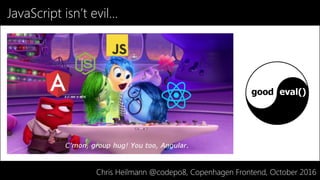 JavaScript isn’t evil…
Chris Heilmann @codepo8, Copenhagen Frontend, October 2016
 