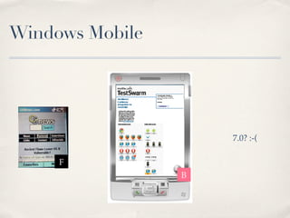Windows Mobile




                     7.0? :-(

     F
                 B
 