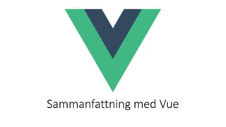 Sammanfattning med Vue
 