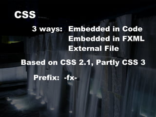 Fxml Css JavaFX + FXML + CSS = Java の次世代 GUI | PPT