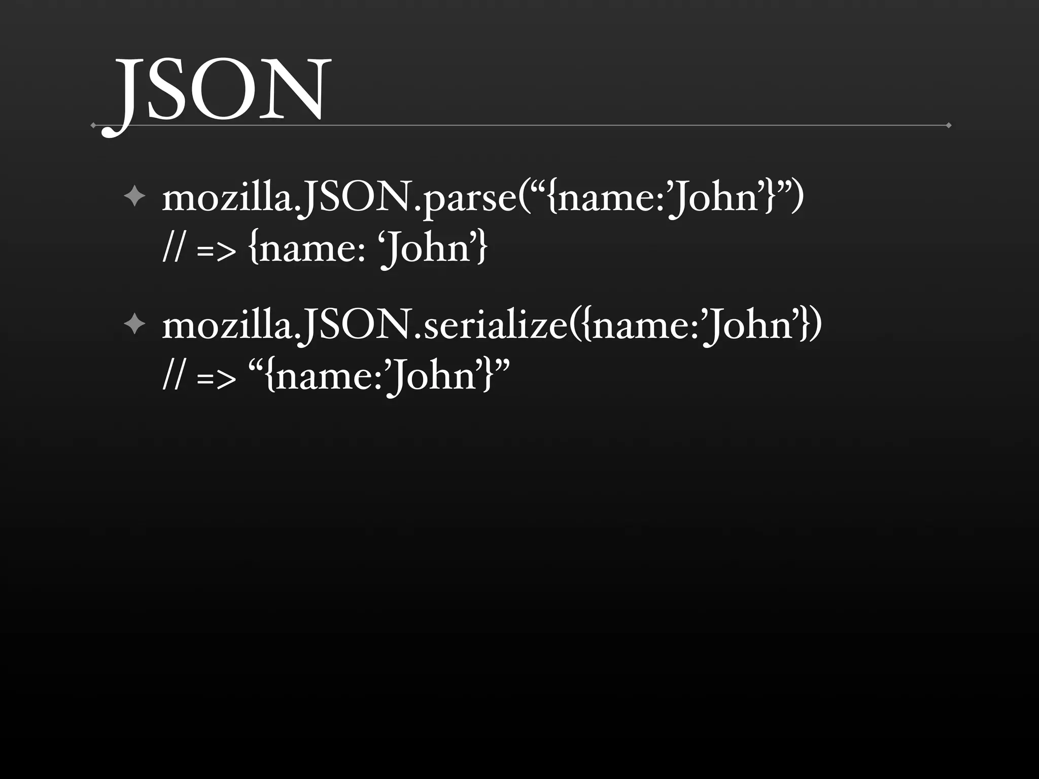 JavaScript 1.5 to 2.0 (TomTom)