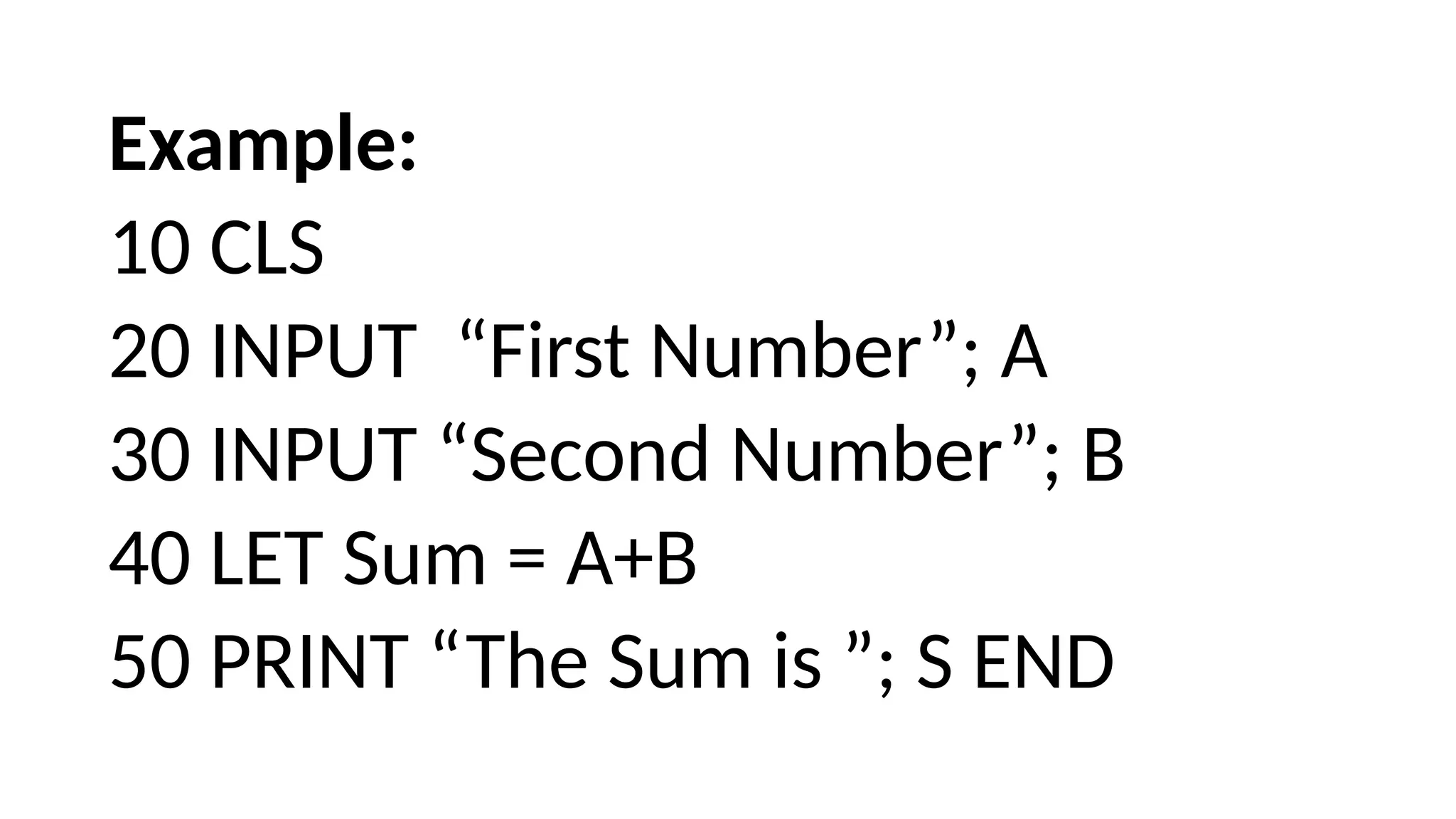 BASIC programming language presentation.pptx | Free Download