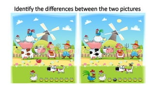 Identify the differences between the two pictures
 