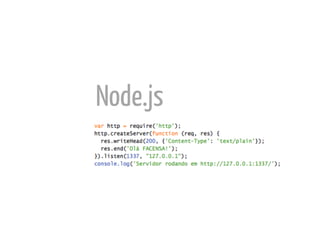 Node.js	
  
 