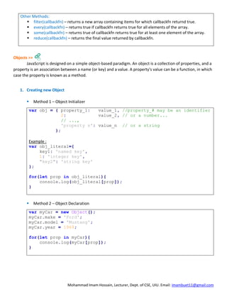 Web 4 | Core JavaScript | PDF