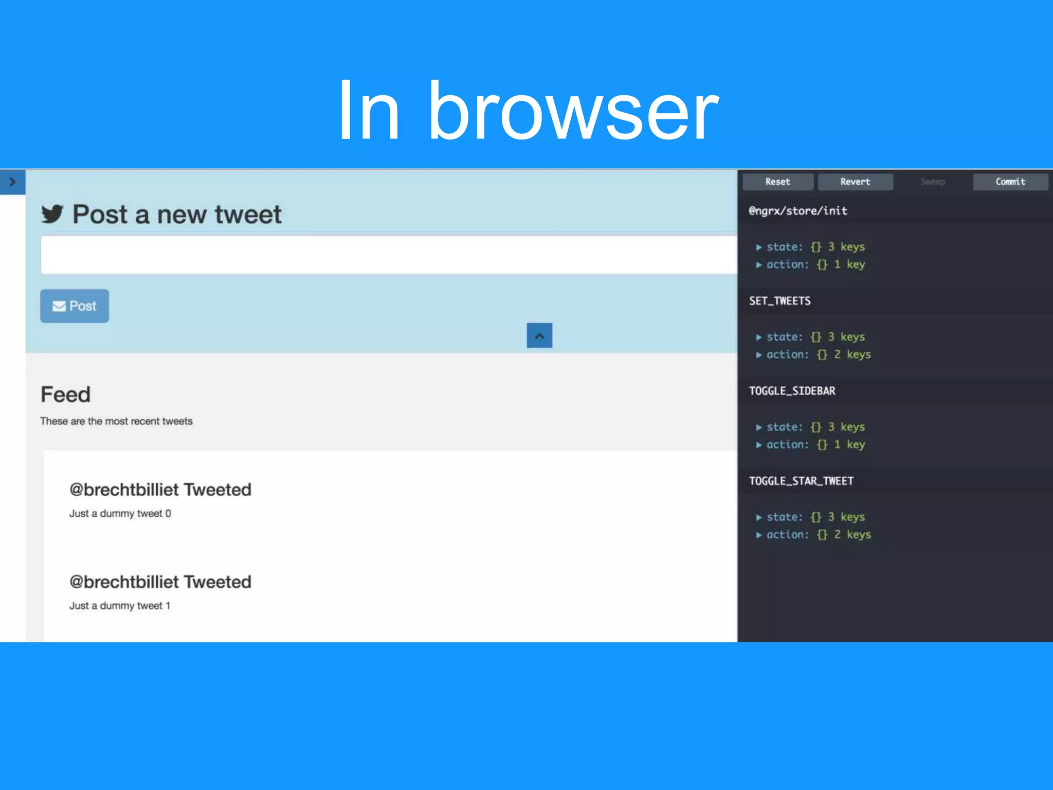 In browser 