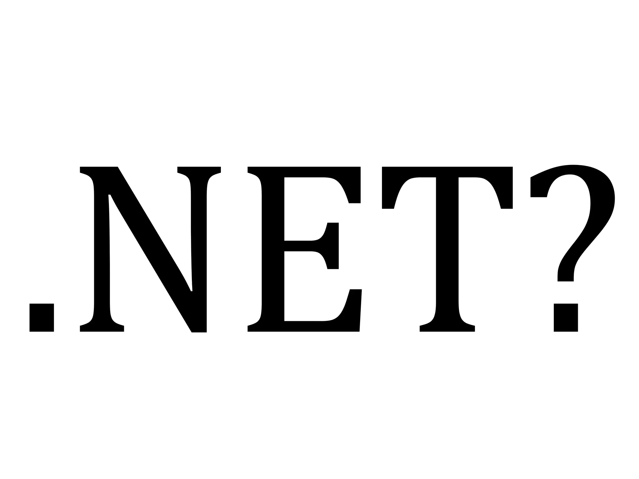 .NET?