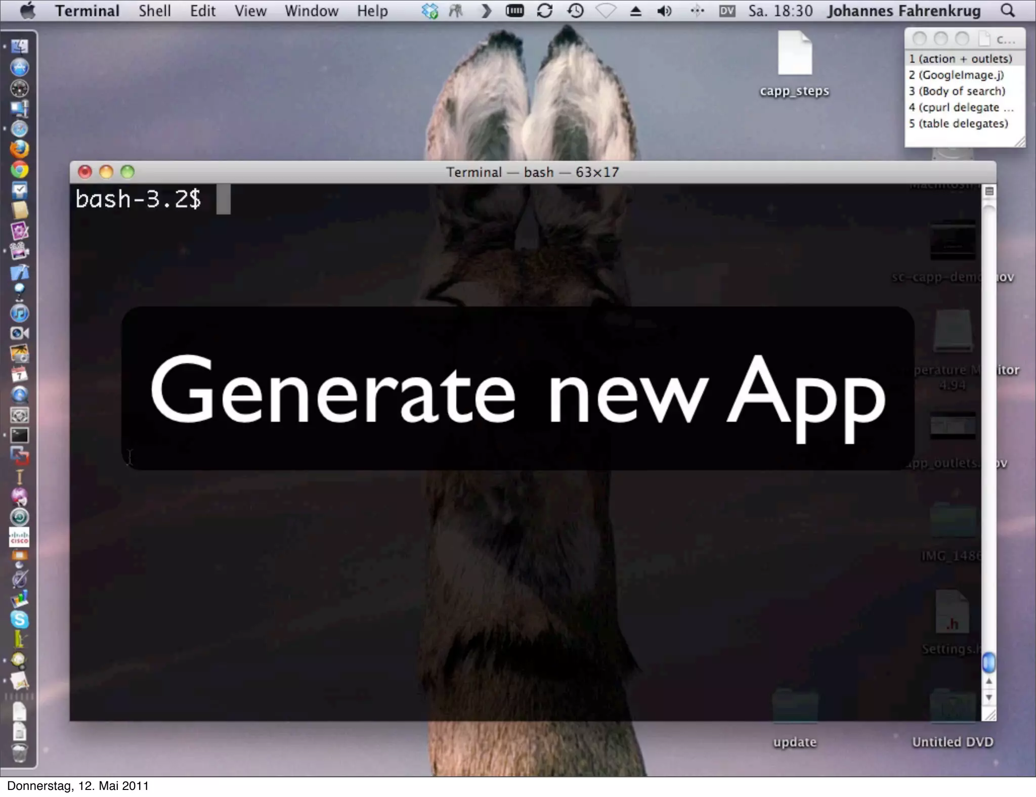 Donnerstag, 12. Mai 2011
 